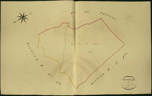 Sacierges-Saint-Martin - Section D6, dite du Bourg.