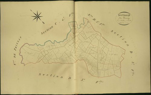 Sacierges-Saint-Martin - Section D7, dite du Bourg.