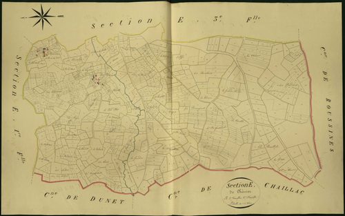 Sacierges-Saint-Martin - Section E2, dite de Chénier.
