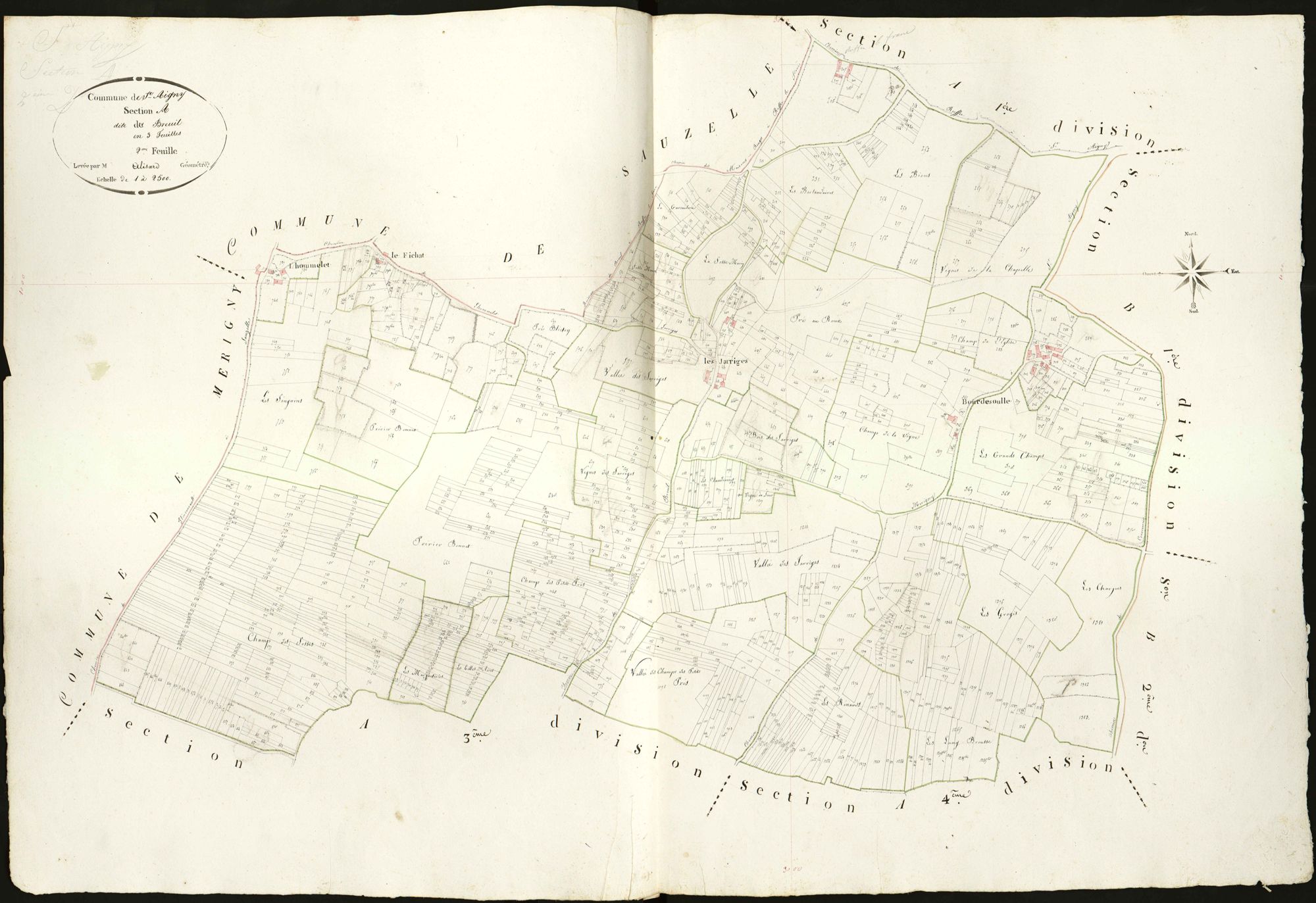 Saint-Aigny - Section A2, dite du Breuil.