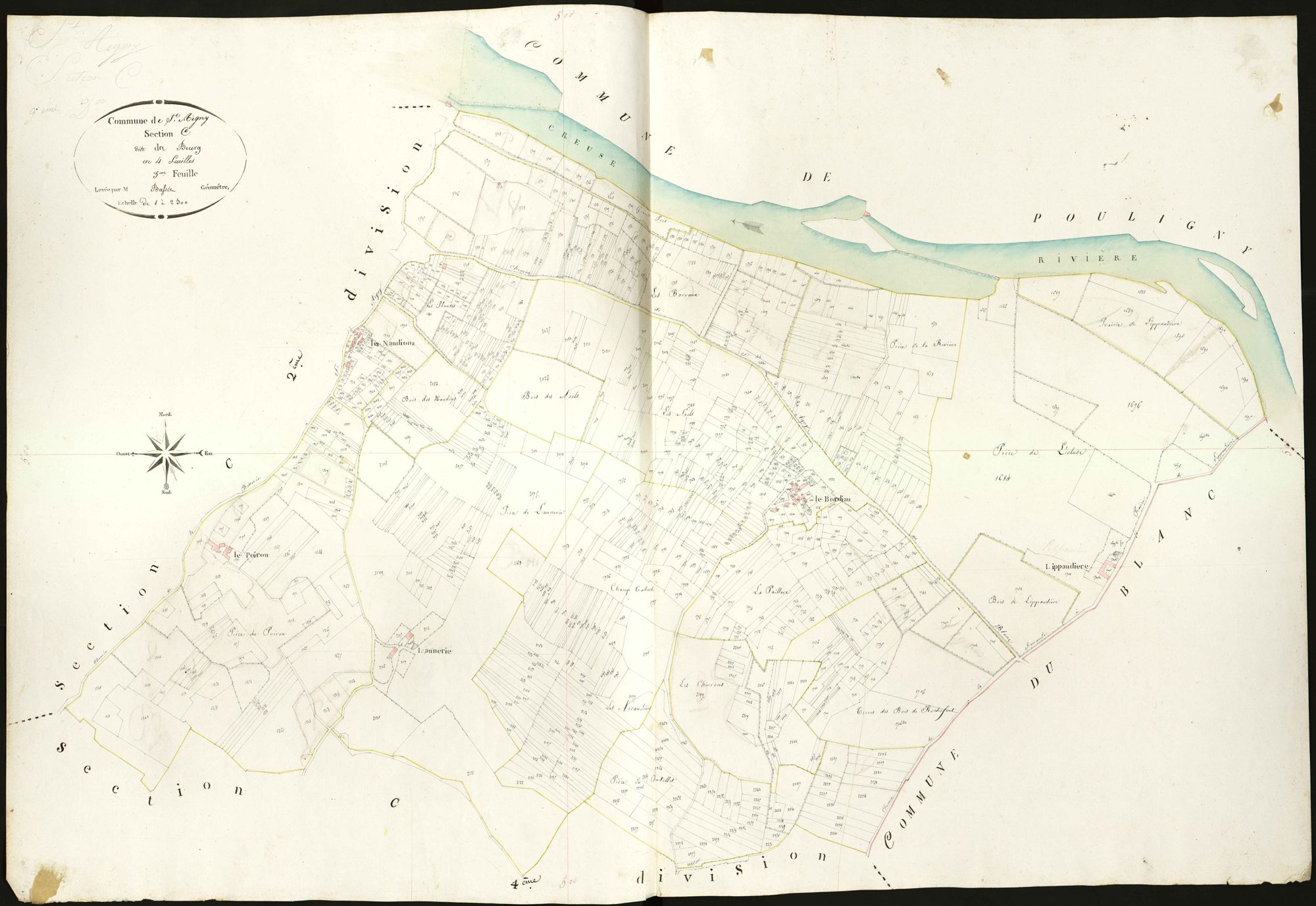Saint-Aigny - Section C3, dite du Bourg.
