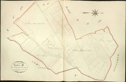 Saint-Aoustrille - Section B1, dite des Champs forts.