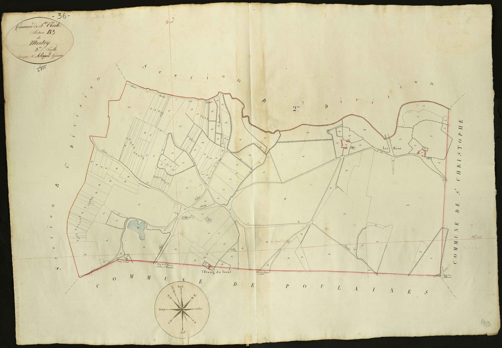 Sainte-Cécile - Section B3, dite de Montry.