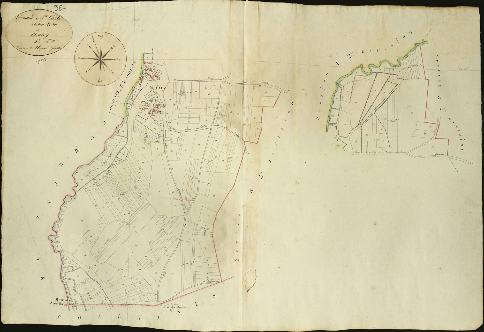 Sainte-Cécile - Section B4, dite de Montry.