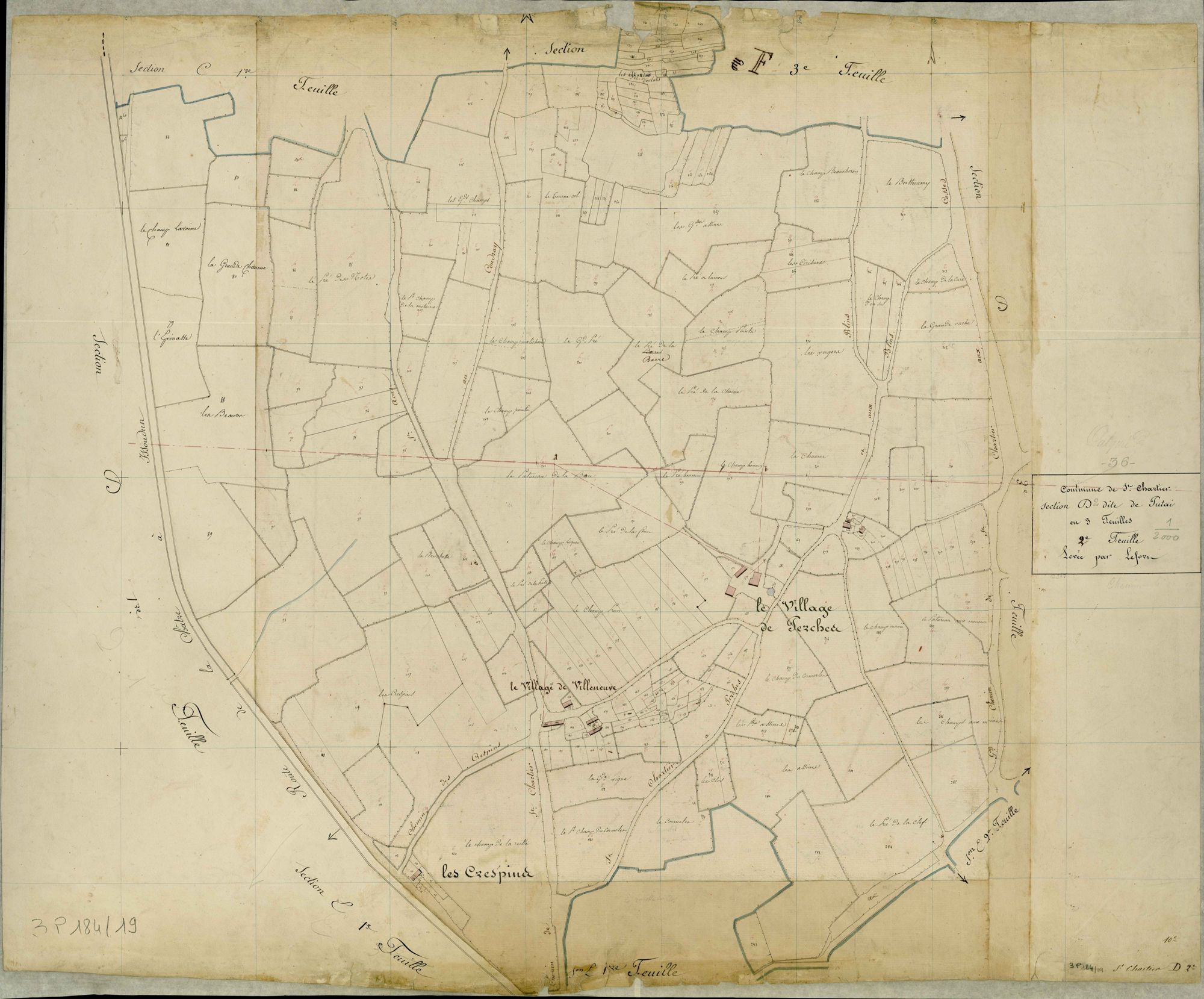 Saint-Chartier - Section D2, dite de Futai.
