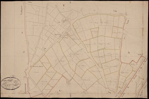 Saint-Christophe-en-Boucherie - Section F2, dite de La Brande des Ajons de Vaux.