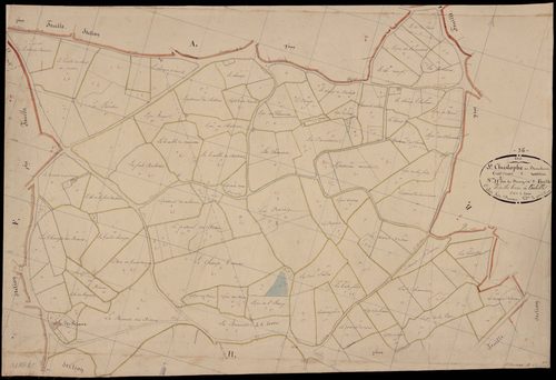 Saint-Christophe-en-Boucherie - Section H1, dite du Bourg.