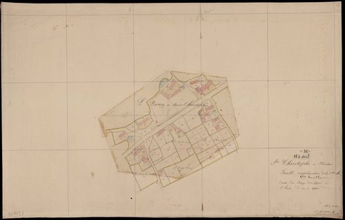 Saint-Christophe-en-Boucherie - Section H2, feuille supplémentaire (partie du bourg).