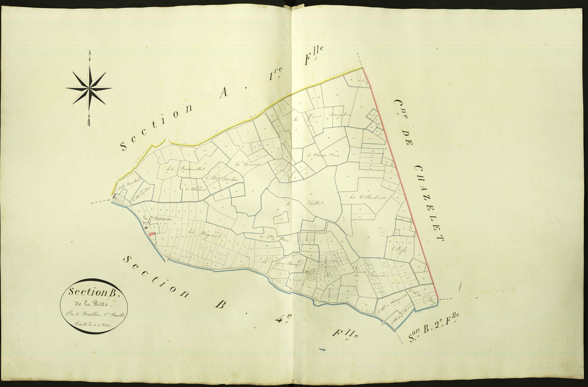 Saint-Civran - Section B1, dite de la Bitte.