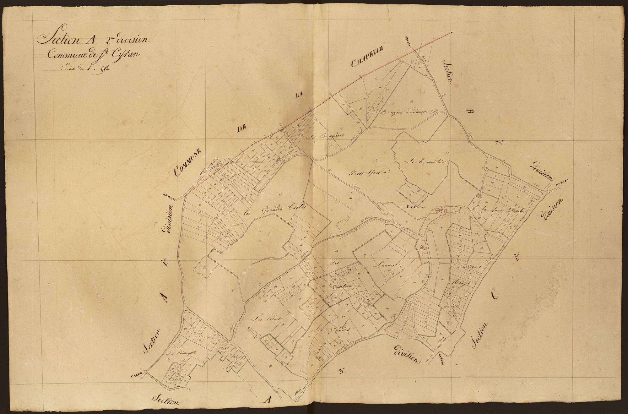 Saint-Cyran-du-Jambot - Section A2.