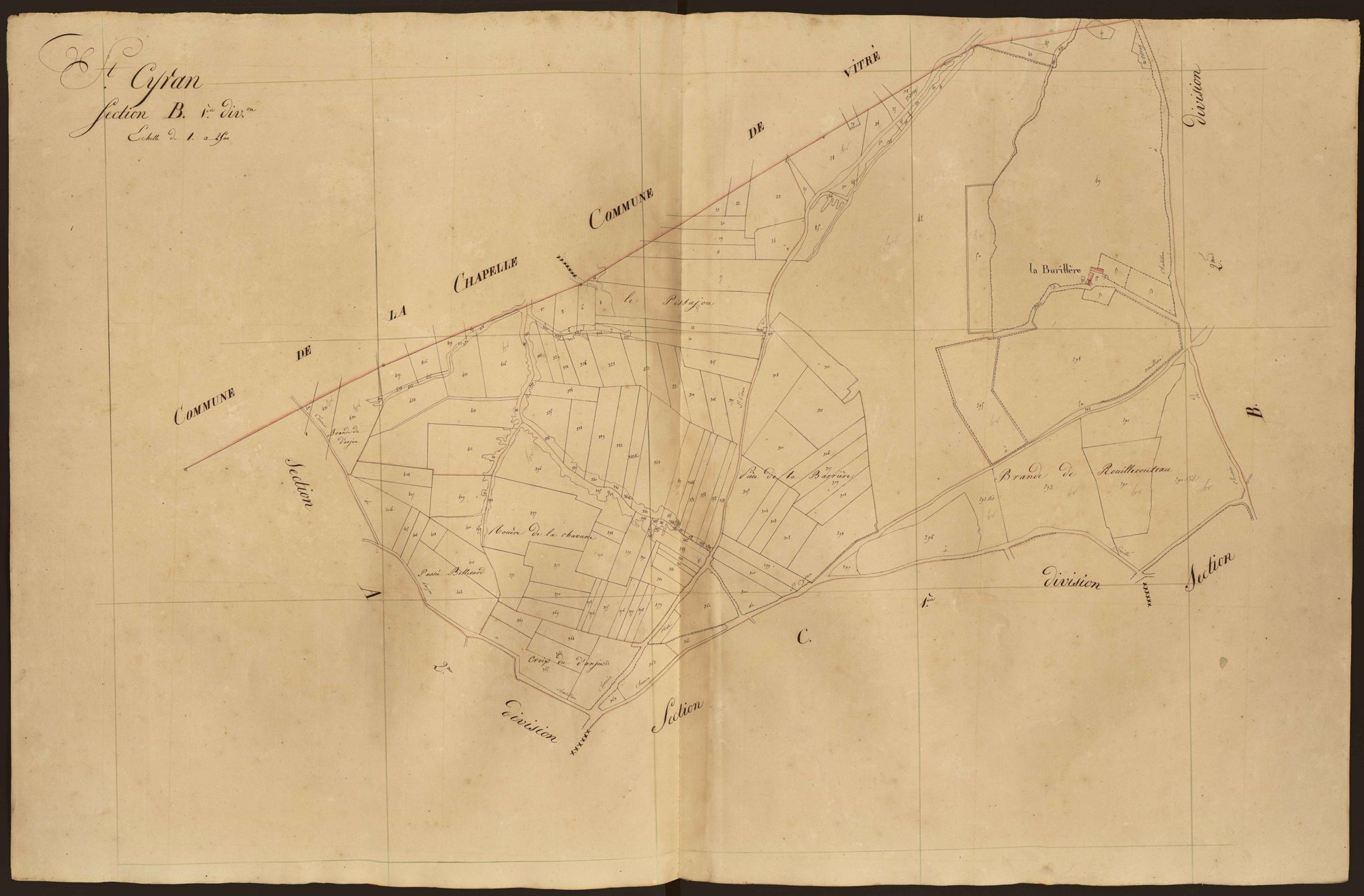Saint-Cyran-du-Jambot - Section B1.