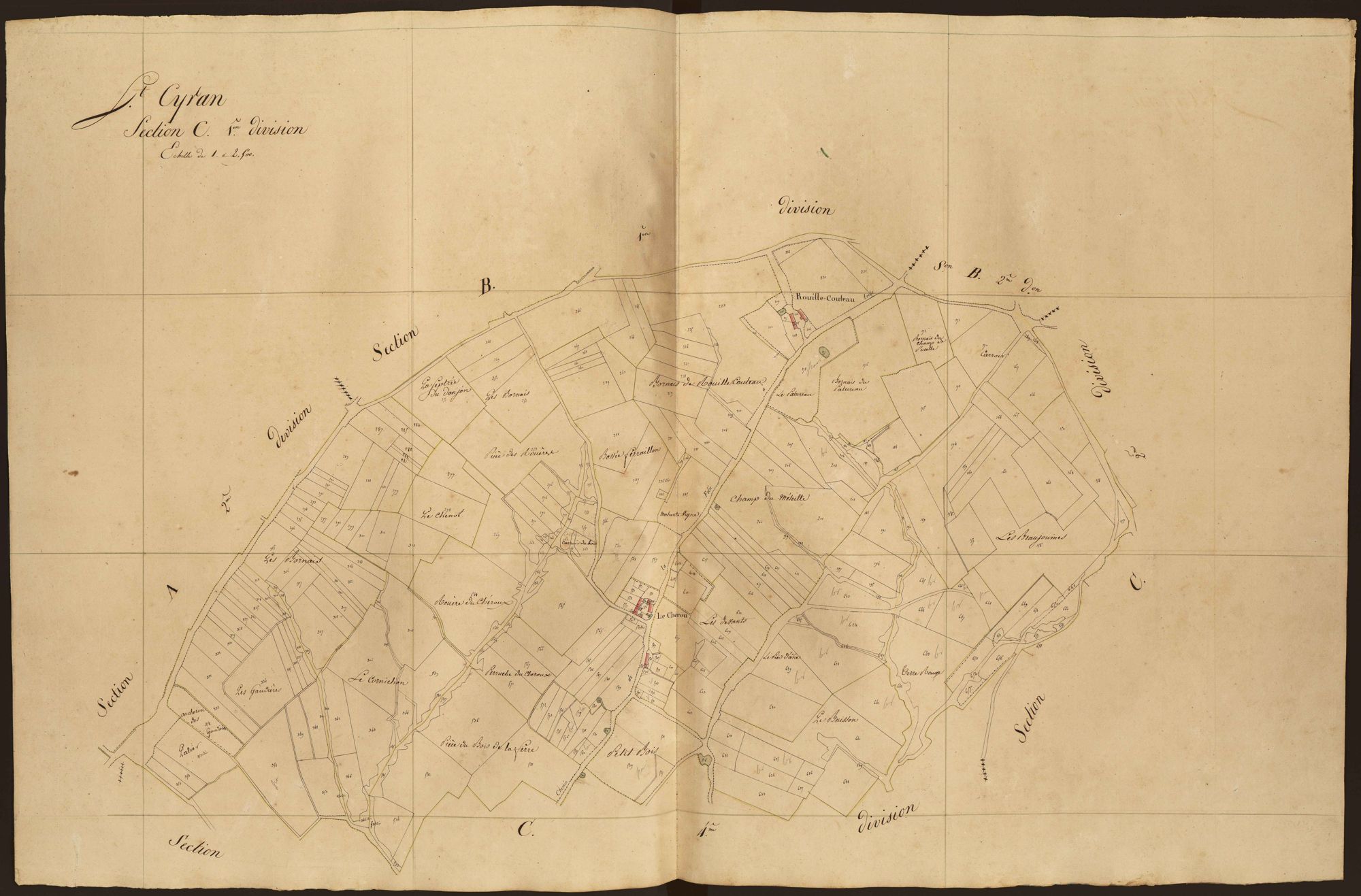 Saint-Cyran-du-Jambot - Section C1.