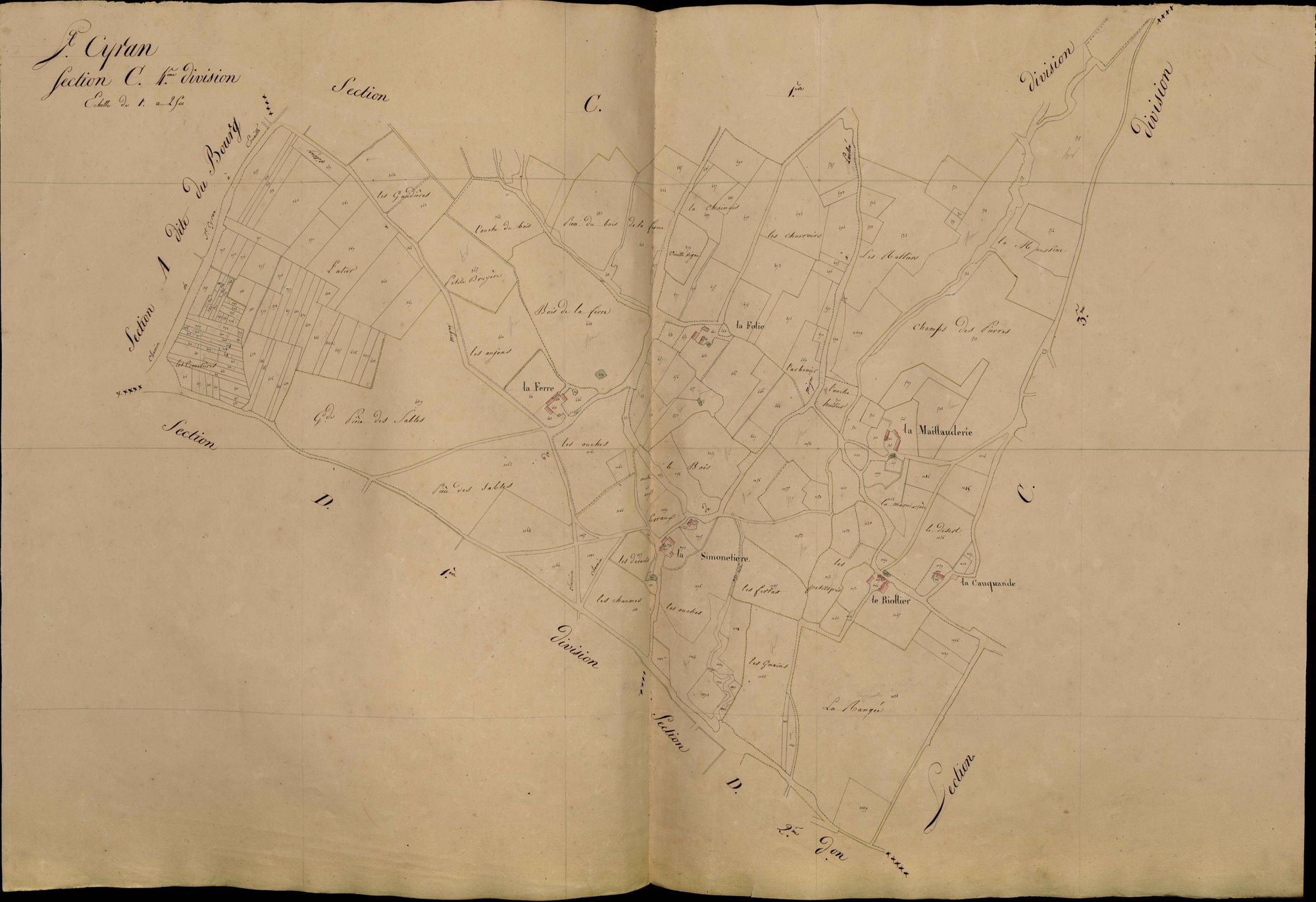Saint-Cyran-du-Jambot - Section C4.