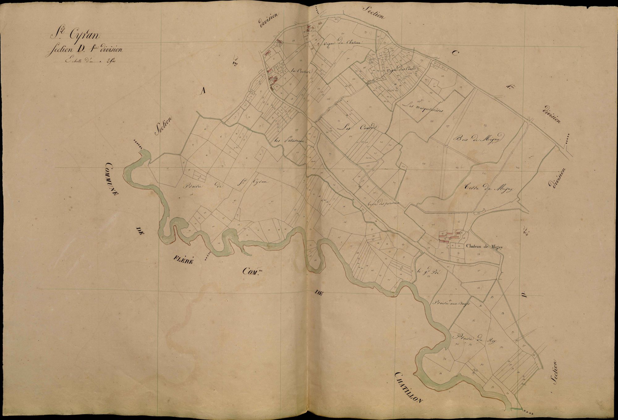 Saint-Cyran-du-Jambot - Section D1.