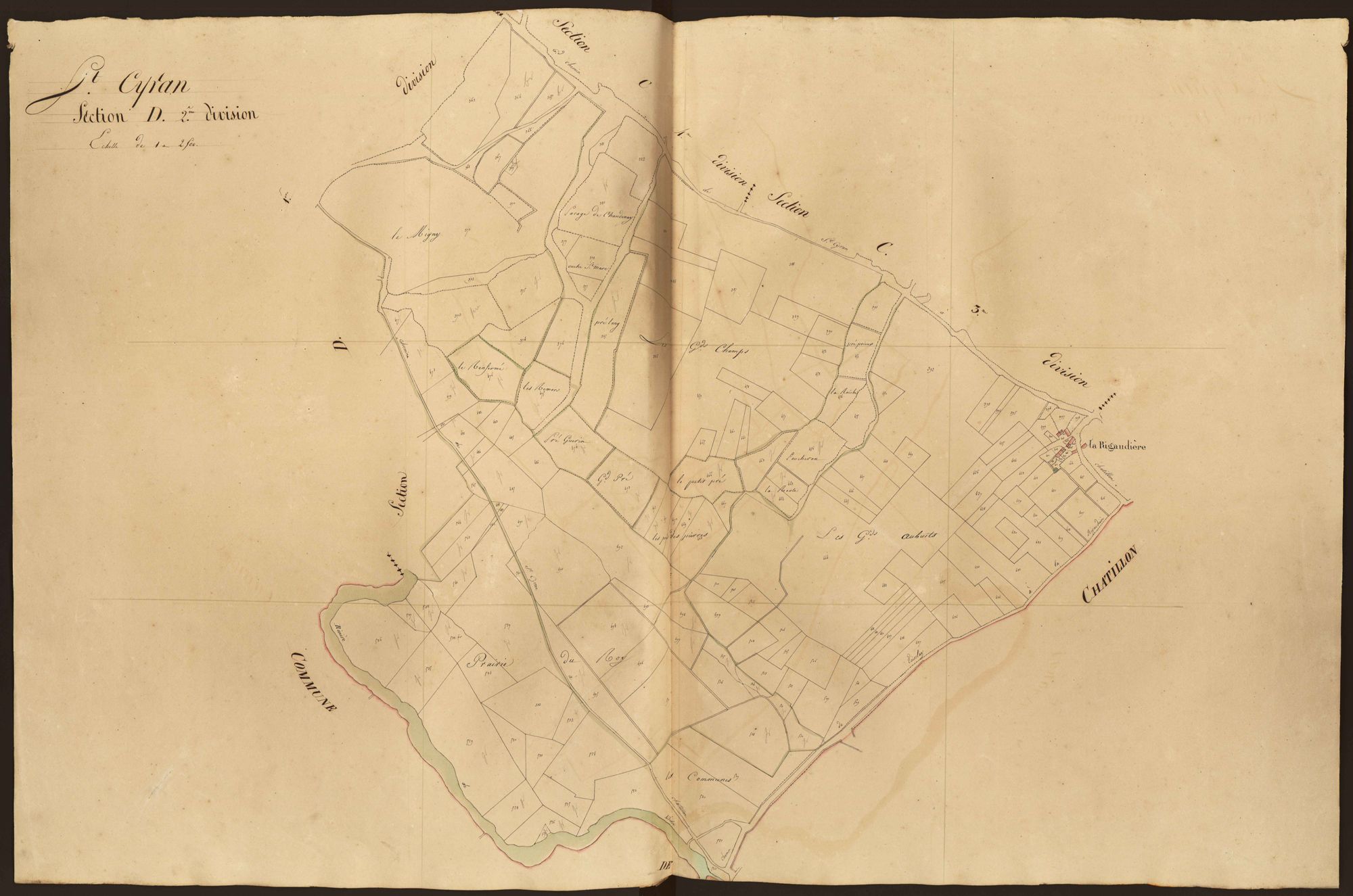 Saint-Cyran-du-Jambot - Section D2.
