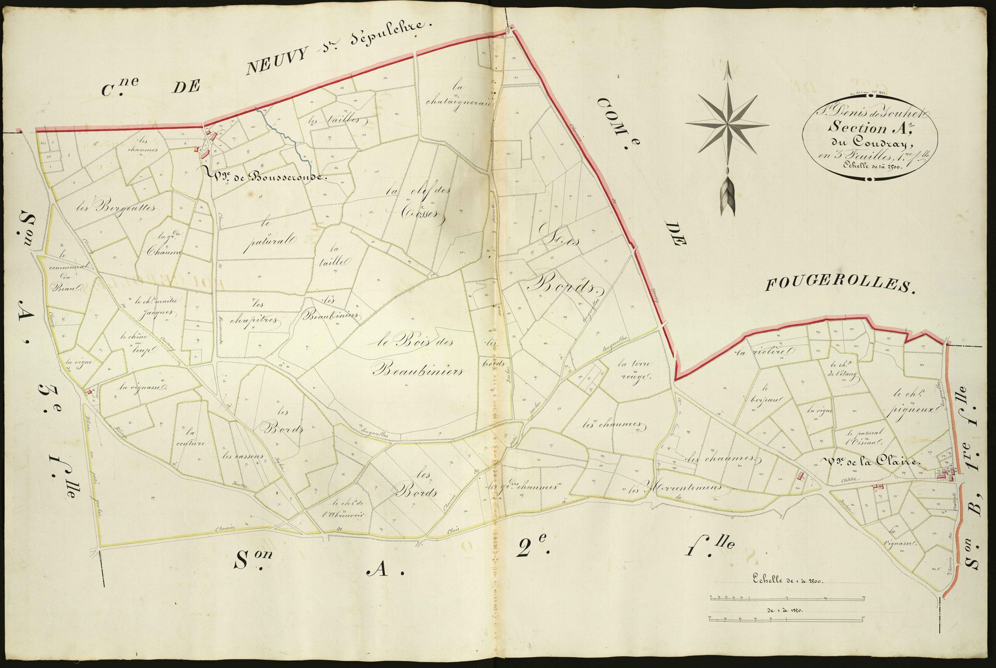 Saint-Denis-de-Jouhet - Section A1, dite du Coudray.