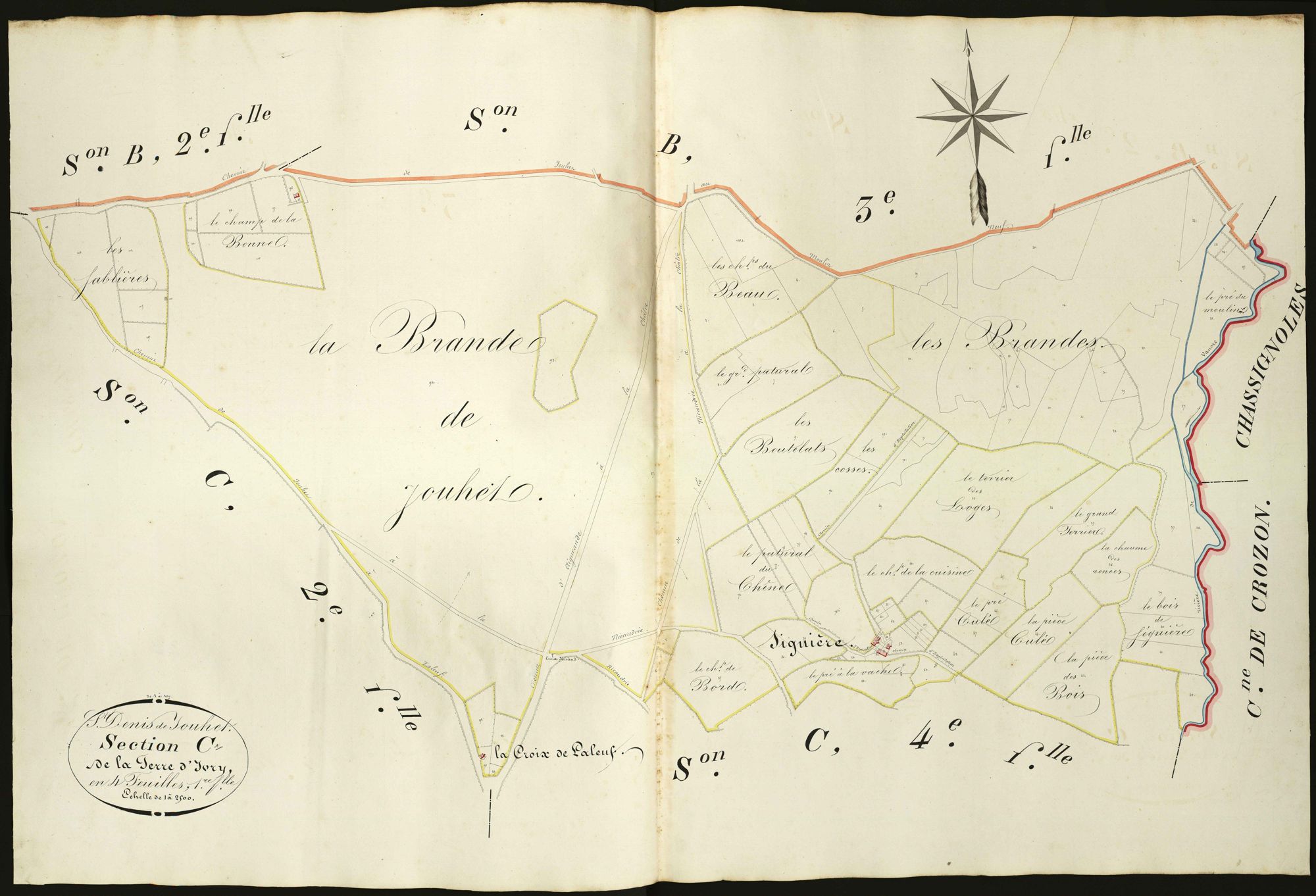 Saint-Denis-de-Jouhet - Section C1, dite de la Terre d' Ivry.
