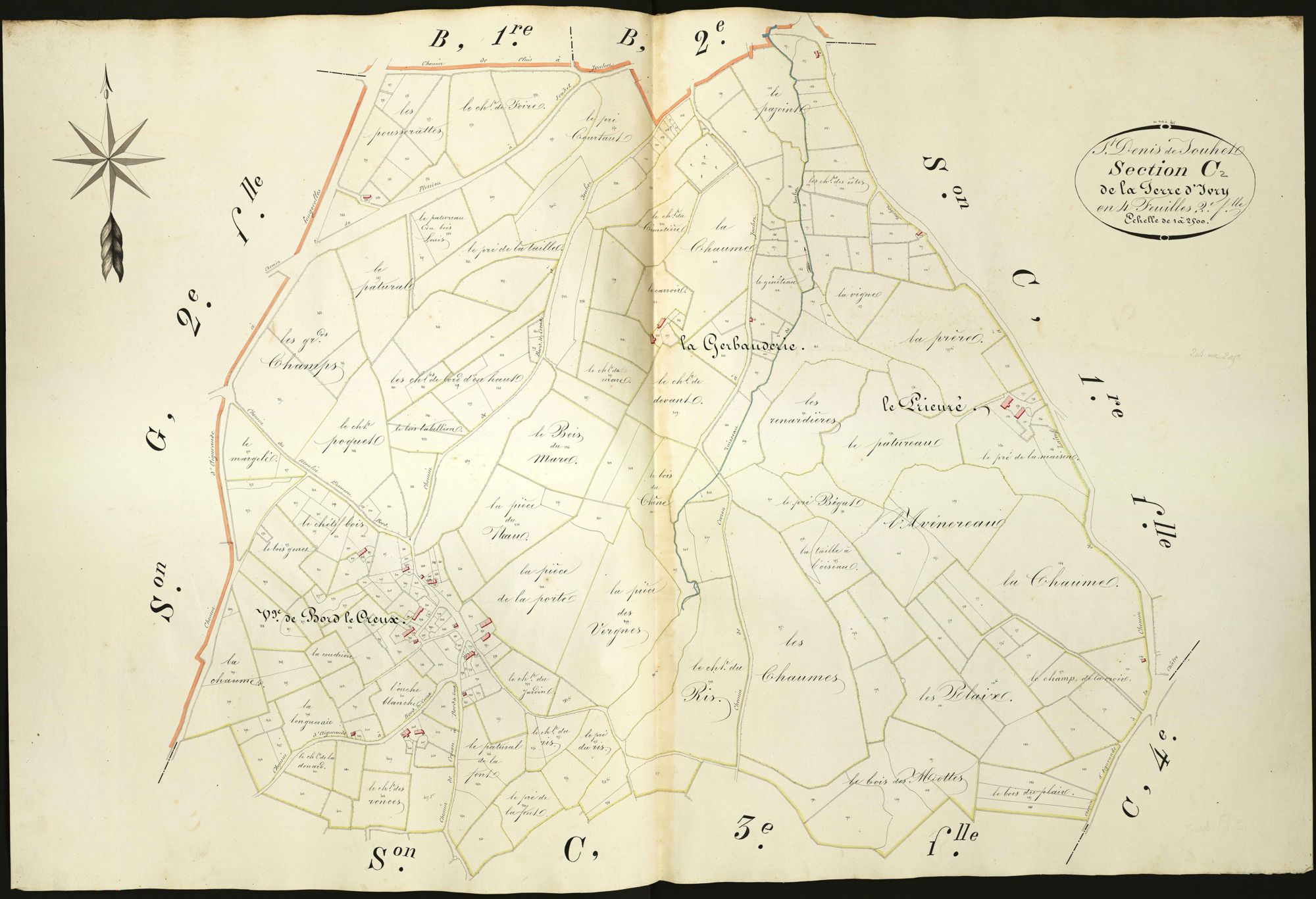 Saint-Denis-de-Jouhet - Section C2, dite de la Terre d' Ivry.