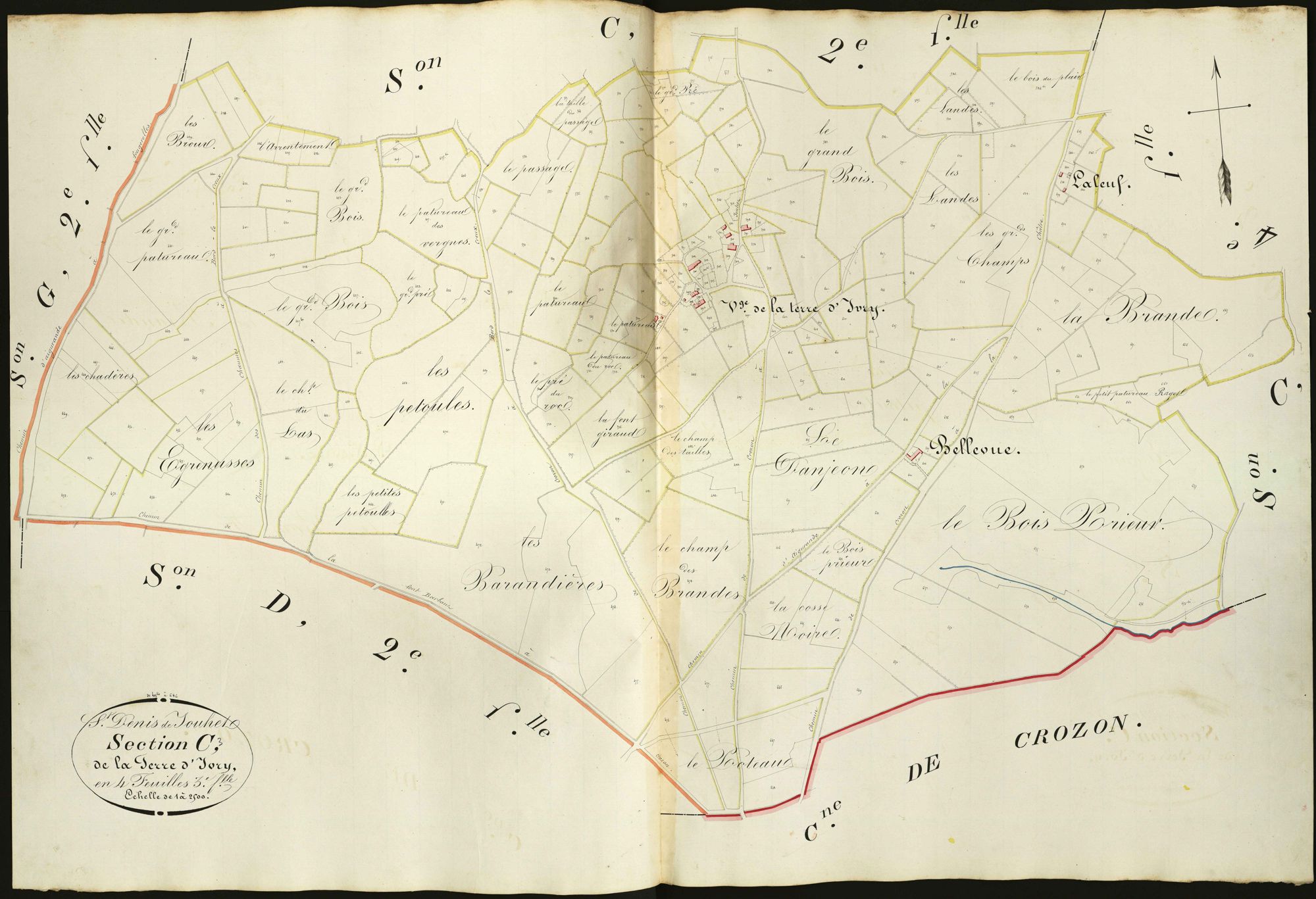 Saint-Denis-de-Jouhet - Section C3, dite de la Terre d' Ivry.