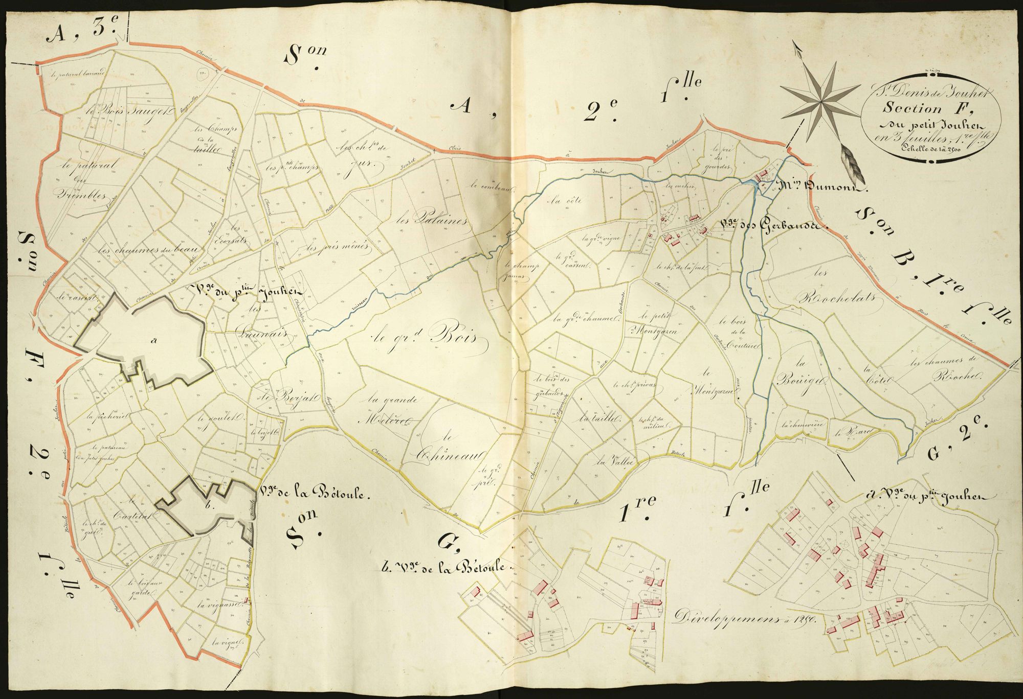 Saint-Denis-de-Jouhet - Section F1, dite du Petit Jouhet.