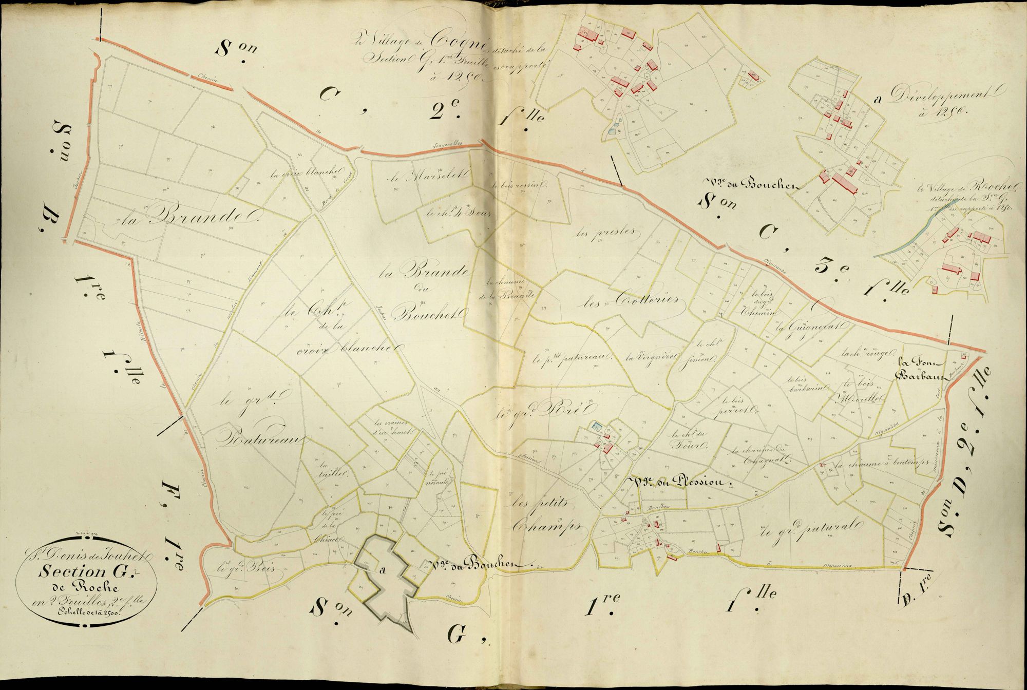 Saint-Denis-de-Jouhet - Section G2, dite de Roche.