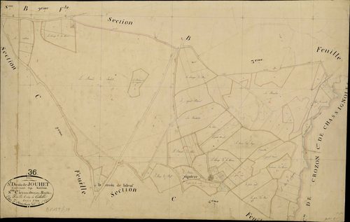 Saint-Denis-de-Jouhet - Section C1, dite de la Terre d' Ivry.