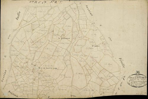 Saint-Denis-de-Jouhet - Section C2, dite de la Terre d' Ivry.