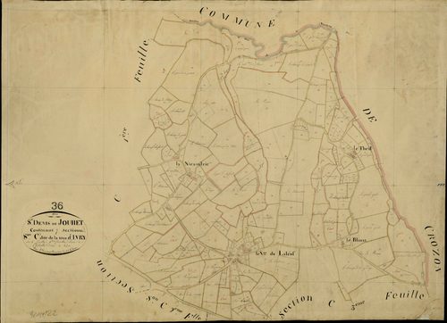 Saint-Denis-de-Jouhet - Section C4, dite de la Terre d' ivry.