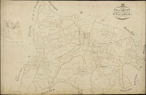 Saint-Denis-de-Jouhet - Section D1, dite des Bouchauds.
