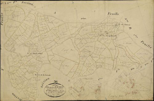 Saint-Denis-de-Jouhet - Section F1, dite du Petit Jouhet.
