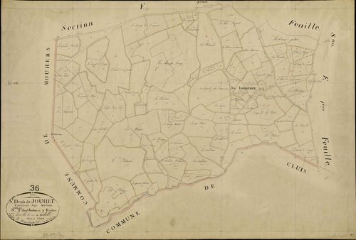 Saint-Denis-de-Jouhet - Section F3, dite du Petit Jouhet.