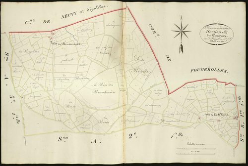Saint-Denis-de-Jouhet - Section A1, dite du Coudray.