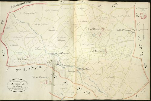Saint-Denis-de-Jouhet - Section B1, dite du Bourg.