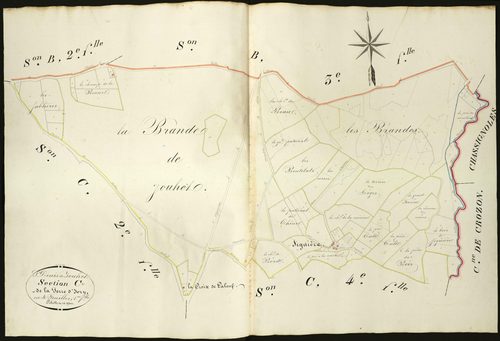 Saint-Denis-de-Jouhet - Section C1, dite de la Terre d' Ivry.