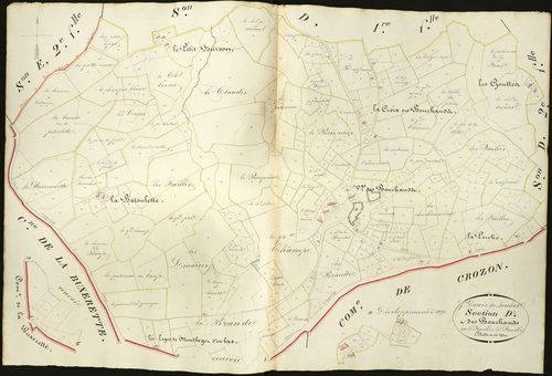Saint-Denis-de-Jouhet - Section D3, dite des Bouchauds.