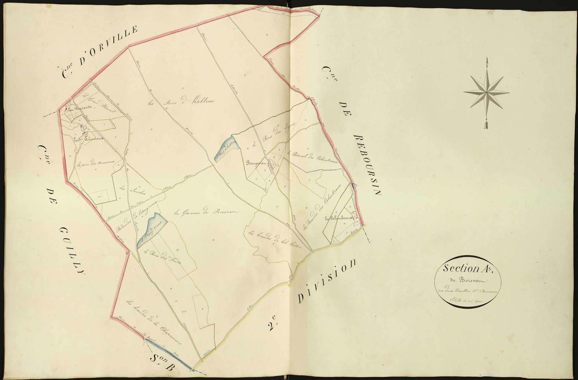 Saint-Florentin - Section A1,dite de Bois vert.