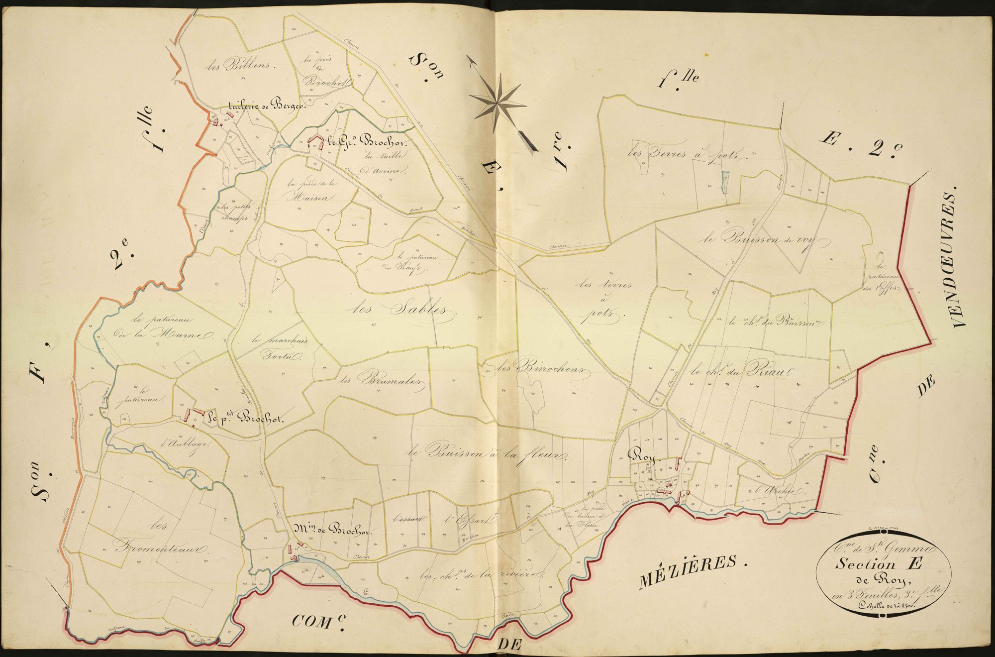 Sainte-Gemme - Section E3, dite de Roy.