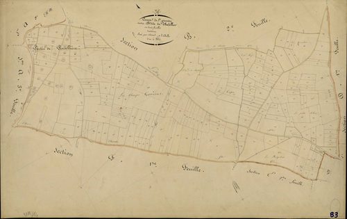 Sainte-Gemme - Section B3, dite du Chatellier.