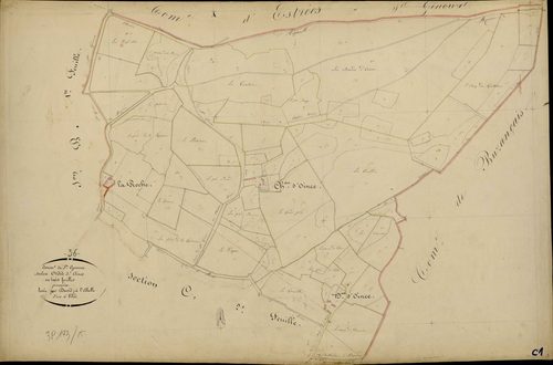 Sainte-Gemme - Section C1, dite d' Oince.