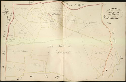 Sainte-Gemme - Section B1, dite du Chatellier.