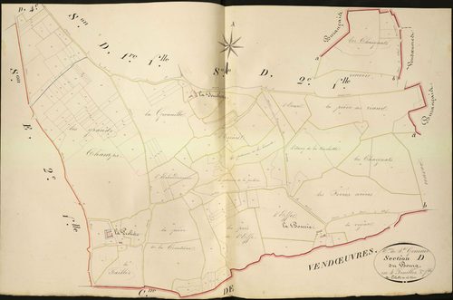 Sainte-Gemme - Section D3, dite du Bourg.