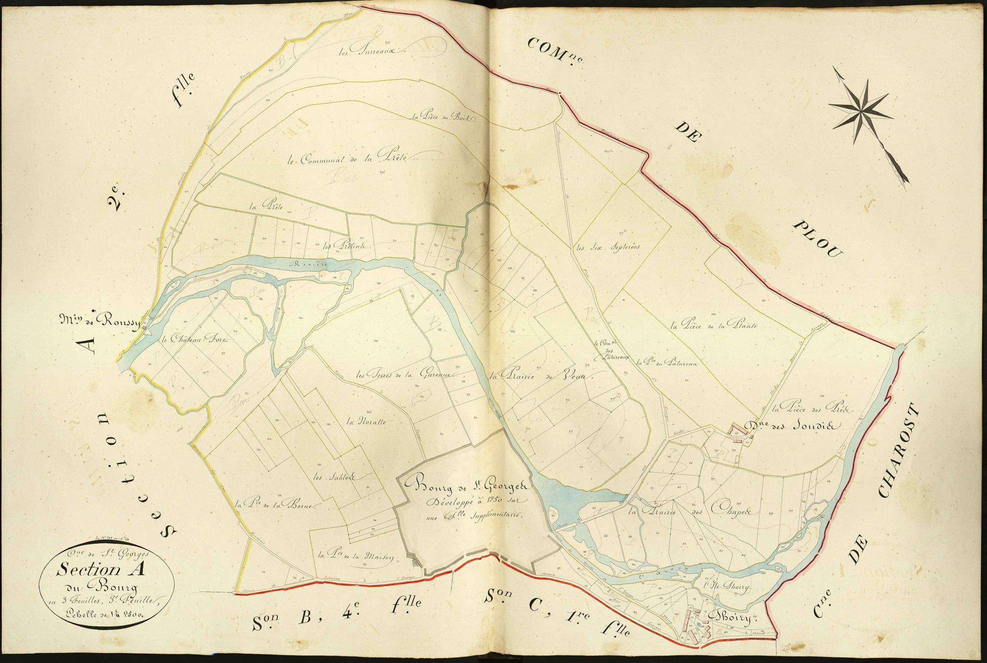 Saint-Georges-sur-Arnon - Section A3, dite du Bourg.