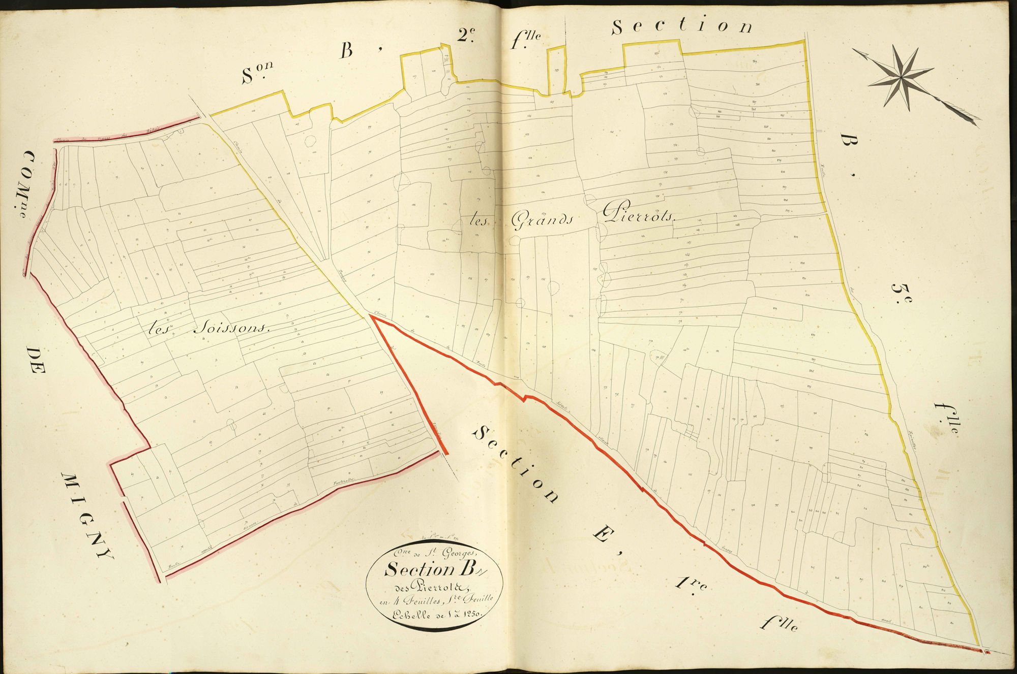 Saint-Georges-sur-Arnon - Section B1, dite des Pierrots.