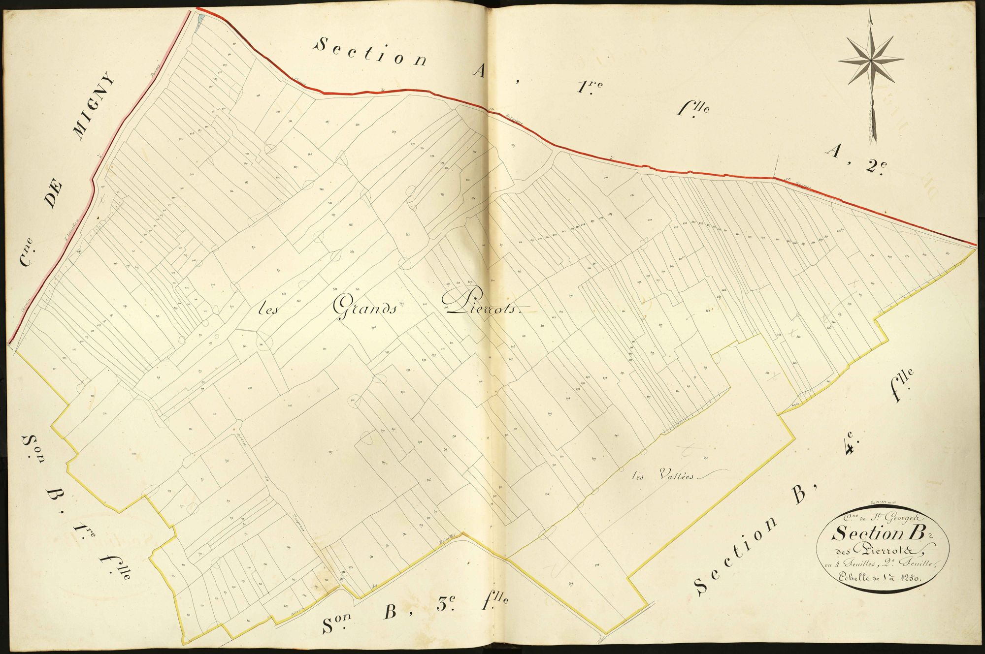 Saint-Georges-sur-Arnon - Section B2, dite des Pierrots.