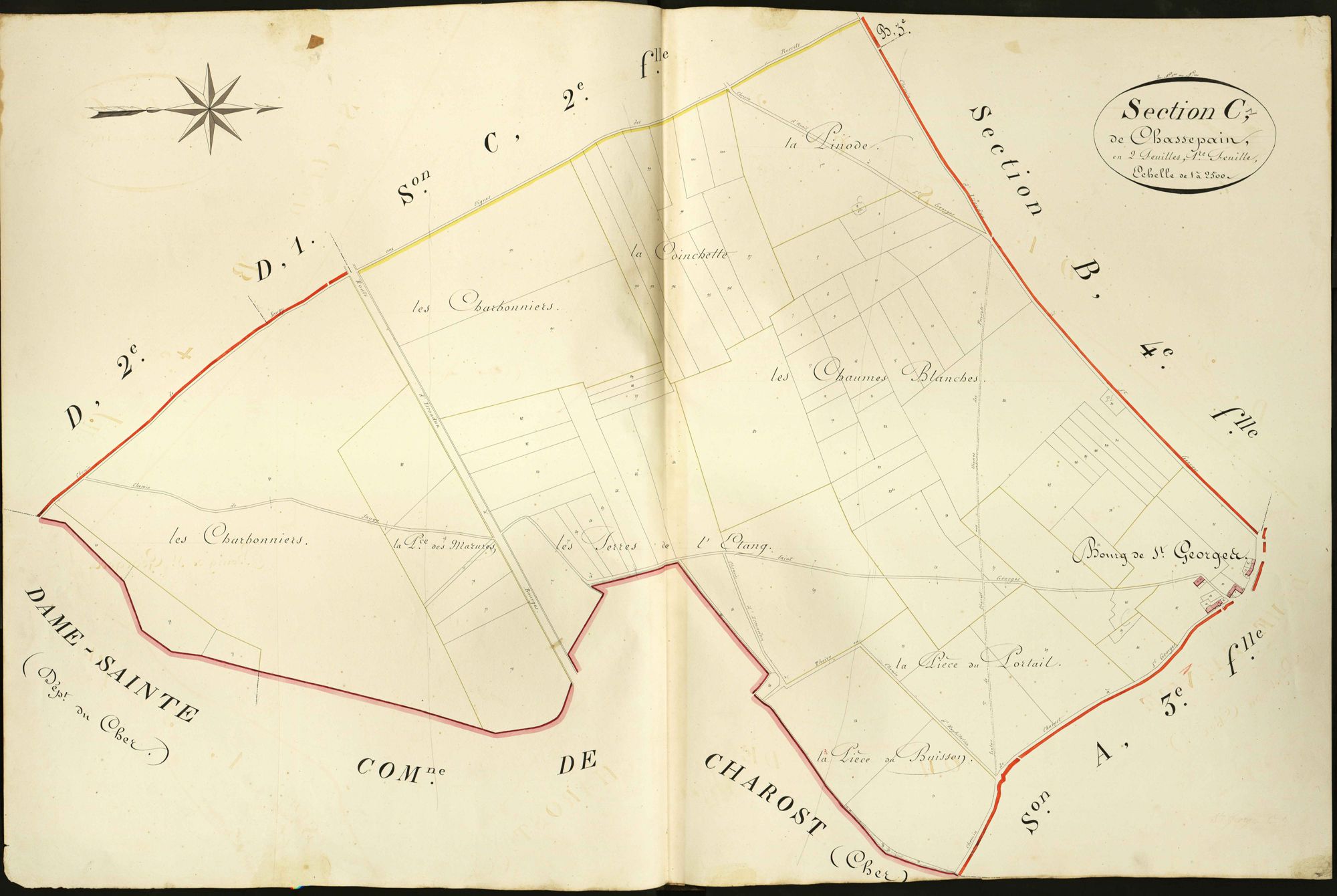 Saint-Georges-sur-Arnon - Section C1, dite de Chassepain.