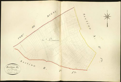 Saint-Georges-sur-Arnon - Section A1, dite du Bourg.