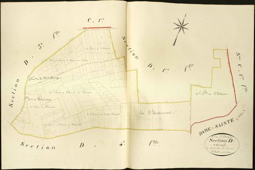 Saint-Georges-sur-Arnon - Section D2, dite d'Avail.
