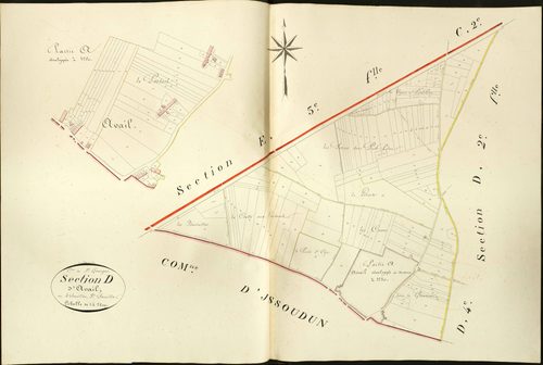 Saint-Georges-sur-Arnon - Section D3, dite d'Avail.