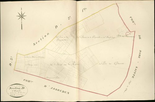 Saint-Georges-sur-Arnon - Section D4, dite d'Avail.