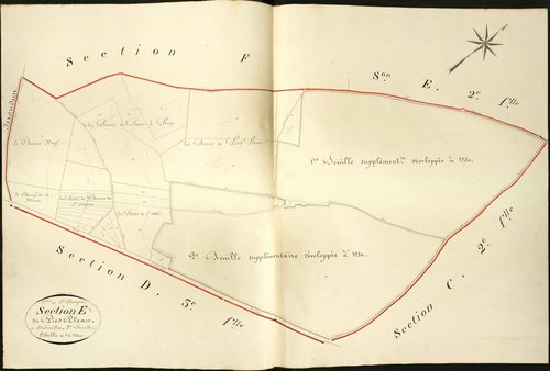 Saint-Georges-sur-Arnon - Section E3, dite de Pied Pleau.